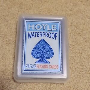 Hoyle Waterproof Clear Playing Cards